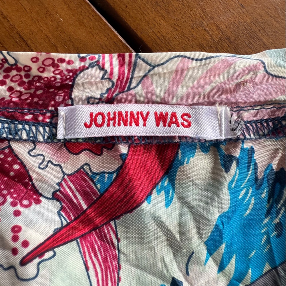Johnny Was Multicolor Floral Tunic - Picture 3 of 12